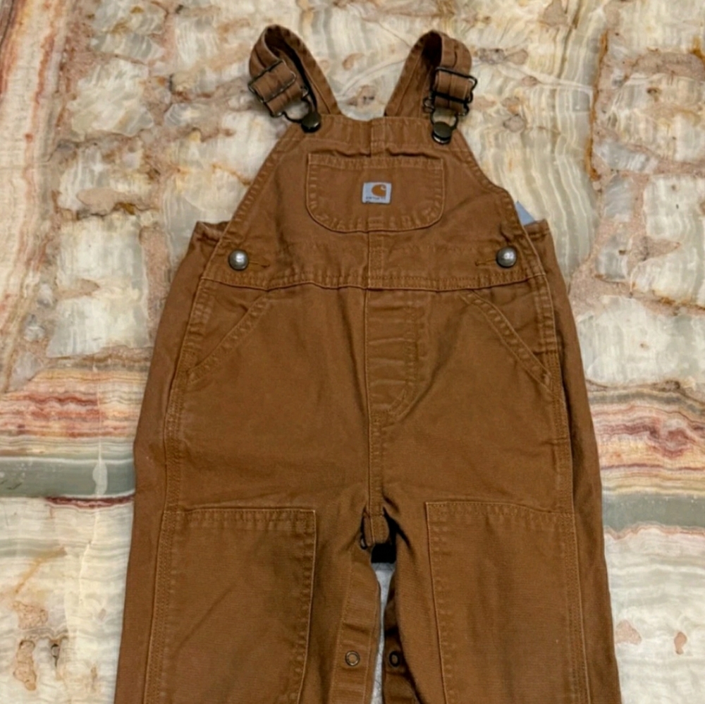 Carhartt Kids Tan Overalls